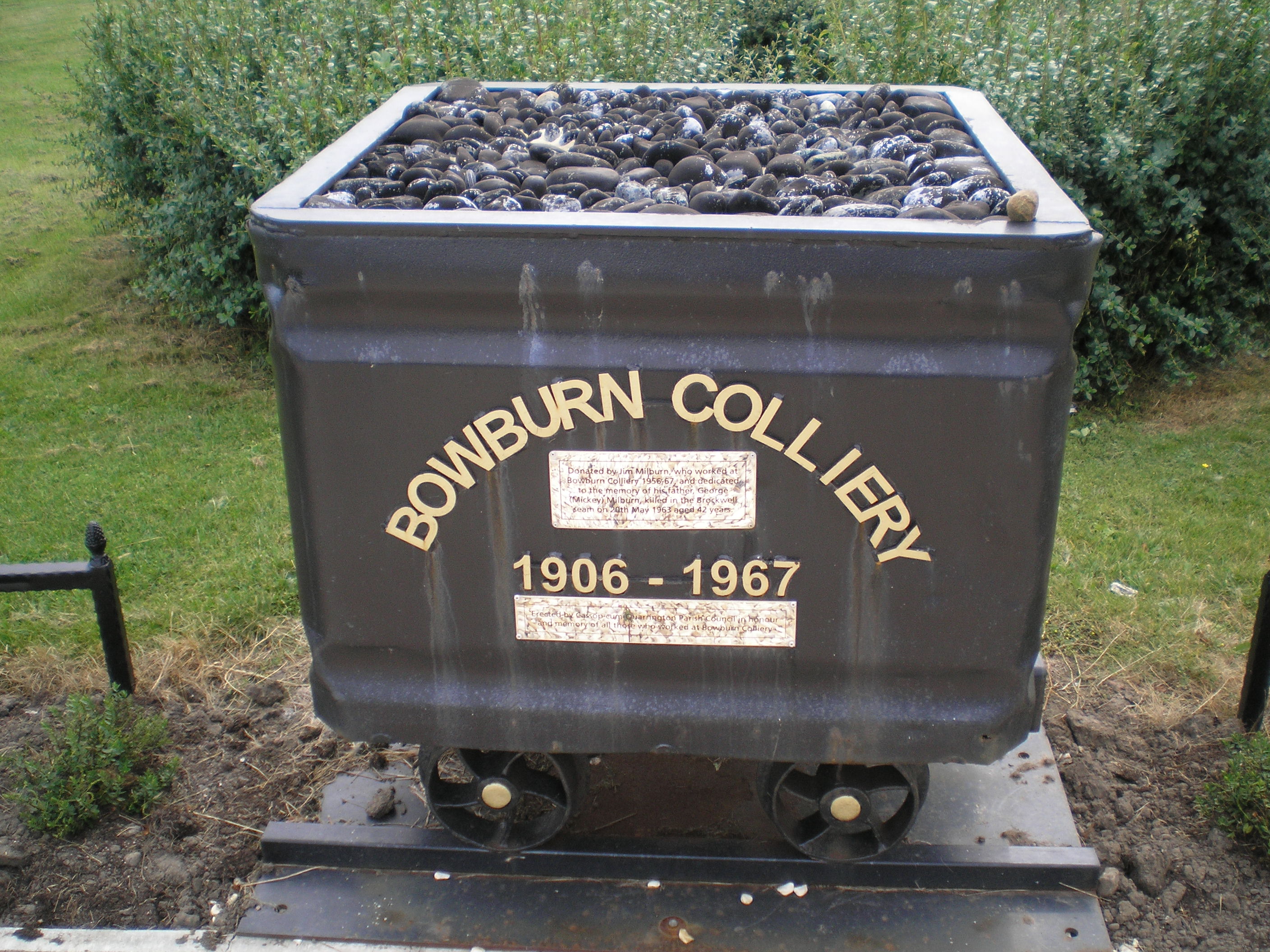 Bowburn Colliery Tub